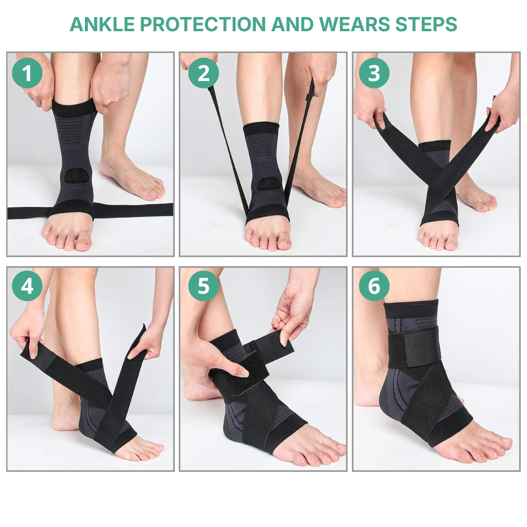 Foot Sleeve with Support Straps