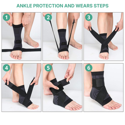 Foot Sleeve with Support Straps